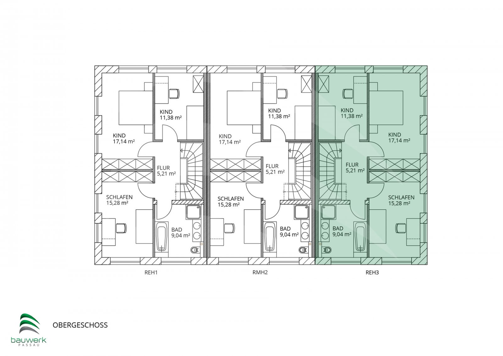 Neubau mit Traumblick: Energieeffizientes Reiheneckhaus in Denkhof