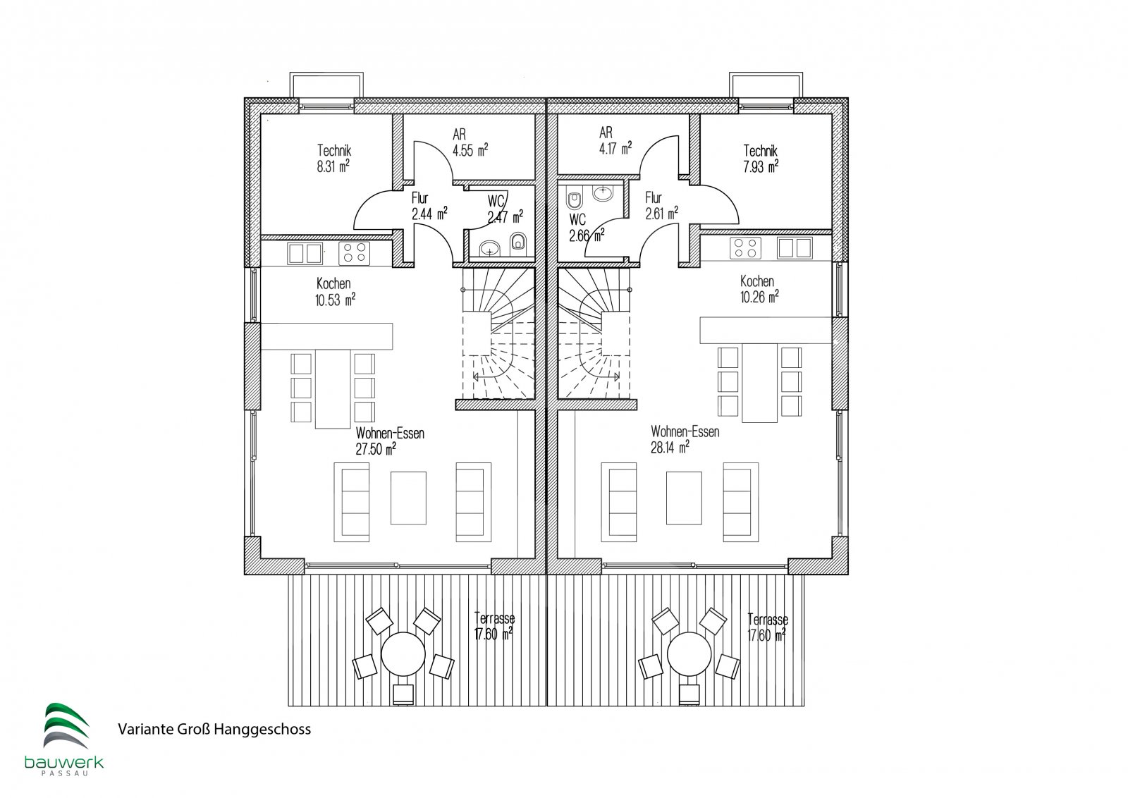 KfW40 Neubau: Traumhafte Doppelhaushälfte mit Südwestgarten in Neukirchen am Inn