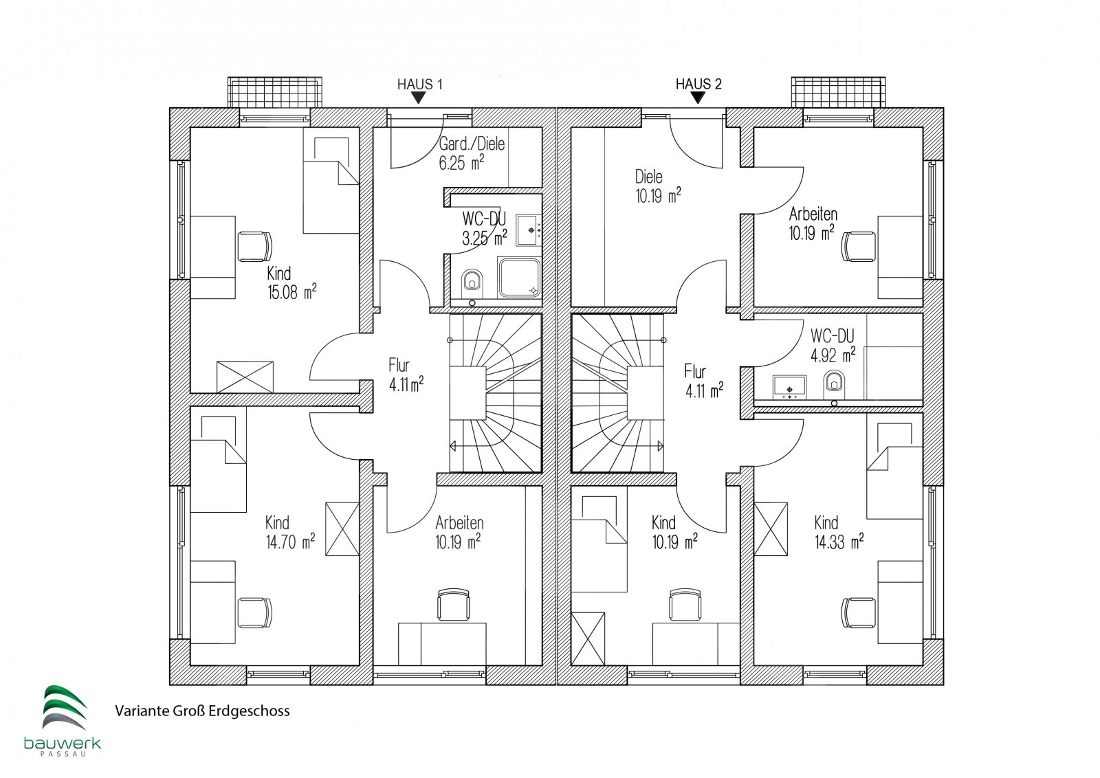 KfW40 Neubau: Traumhafte Doppelhaushälfte mit Südwestgarten in Neukirchen am Inn