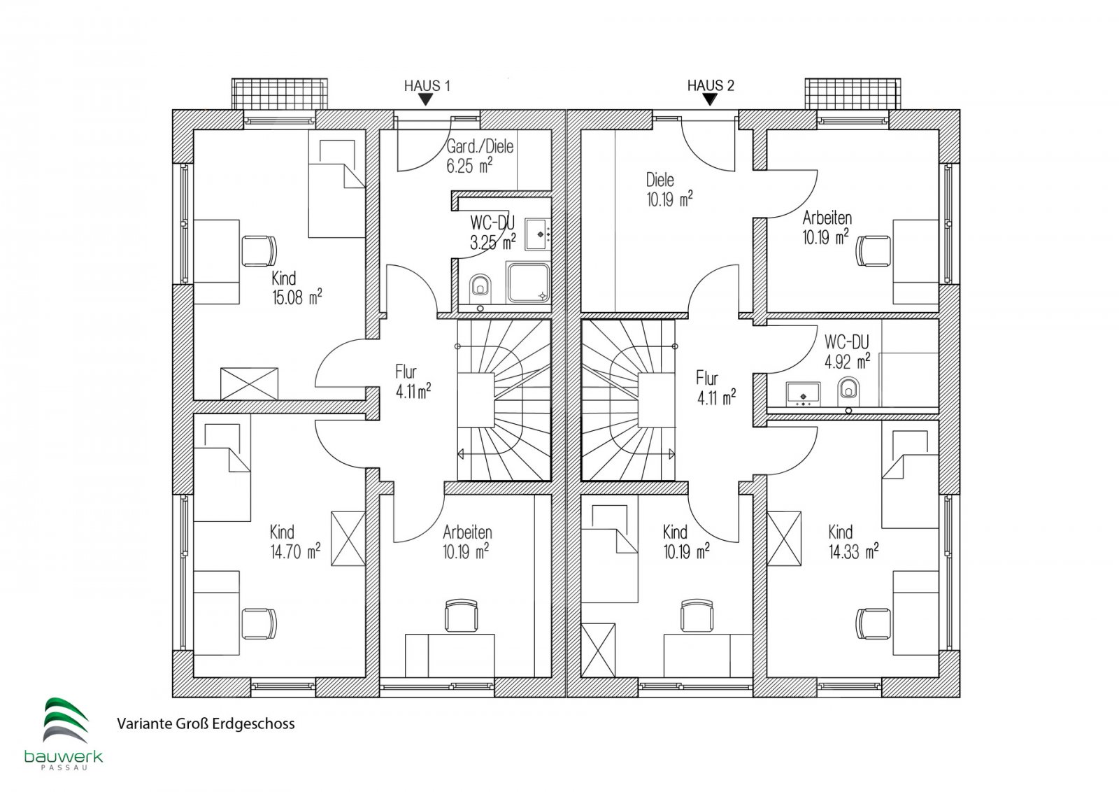 KfW40 Neubau: Traumhafte Doppelhaushälfte mit Südwestgarten in Neukirchen am Inn