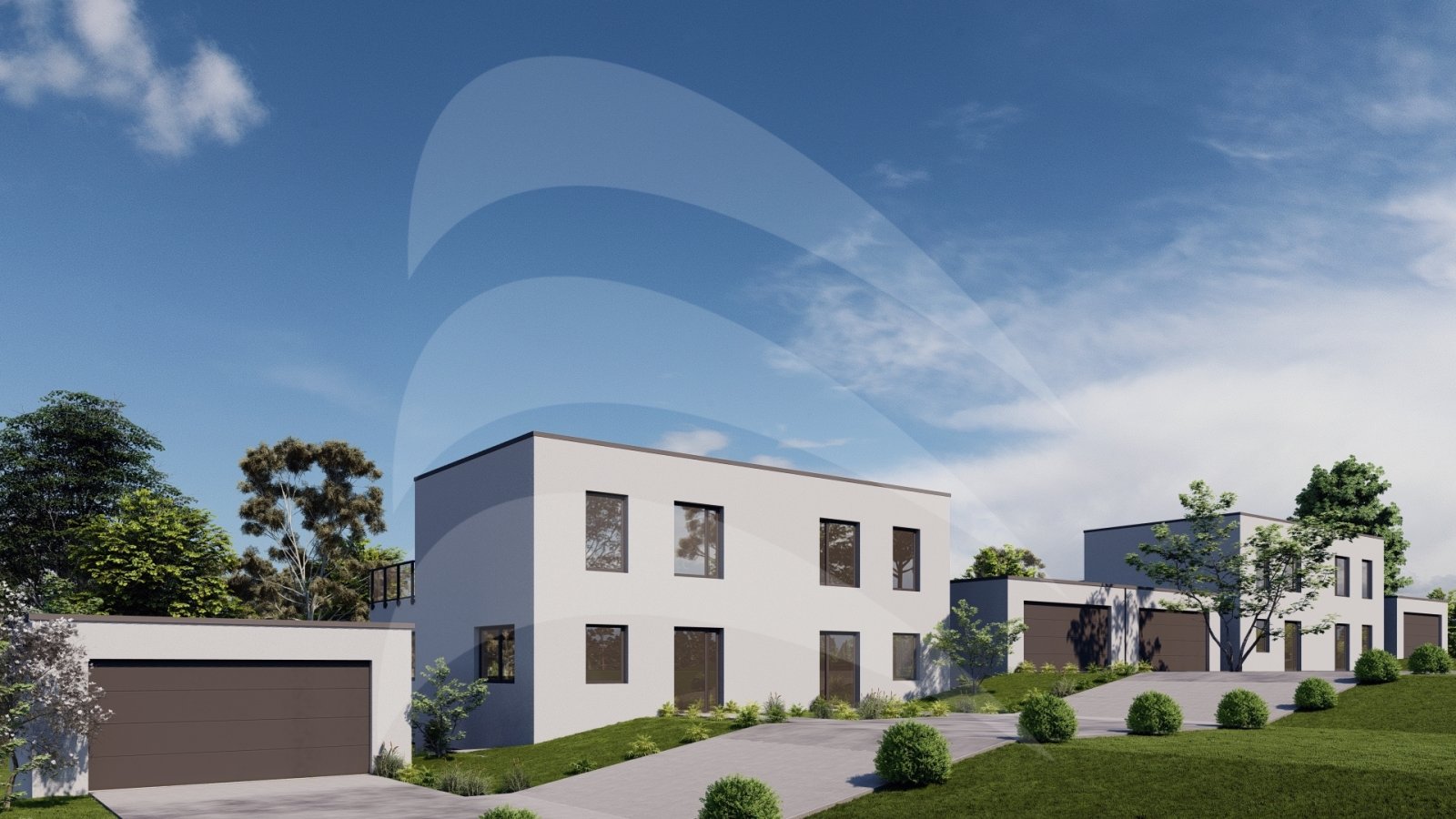 KfW40 Neubau: Gehobene Doppelhaushälfte verteilt auf 3 Etagen im Baugebiet Neukirchen am Inn