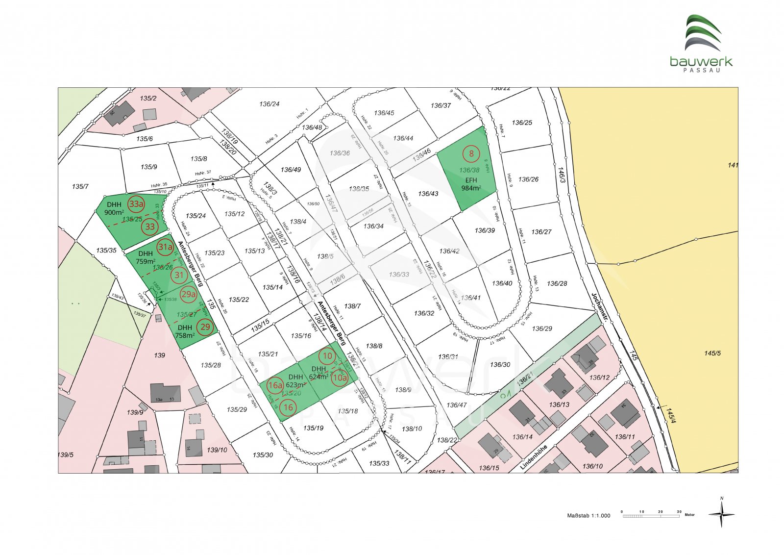 KfW40 Neubau: Traumhafte Doppelhaushälfte mit schönem Grundstück im Baugebiet Neukirchen am Inn