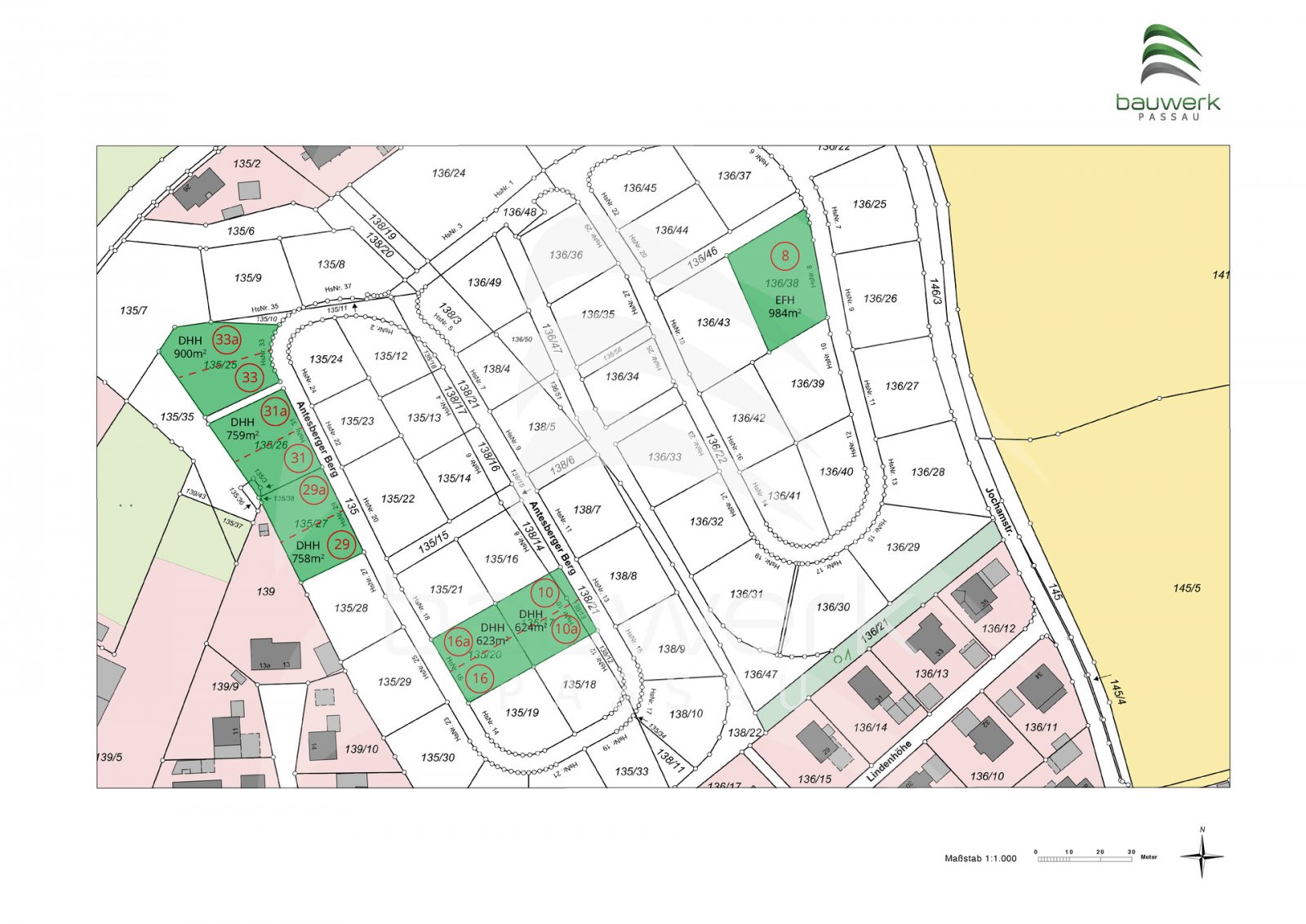KfW40 Neubau: Gehobene Doppelhaushälfte verteilt auf 3 Etagen im Baugebiet Neukirchen am Inn