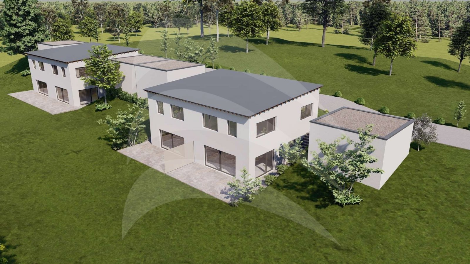 KfW40 Neubau: Traumhafte Doppelhaushälfte mit schönem Grundstück im Baugebiet Neukirchen am Inn