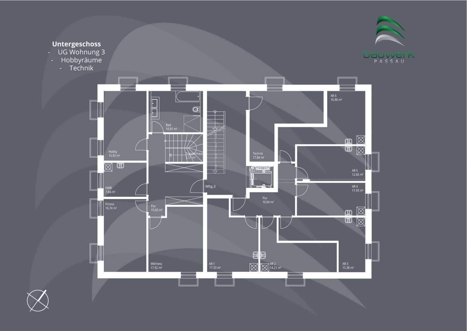 KFW40 mit QNG und 180qm Fläche: Riesige 4-Zimmer-Maisonette-Wohnung mit 3 weiteren Räumen im UG