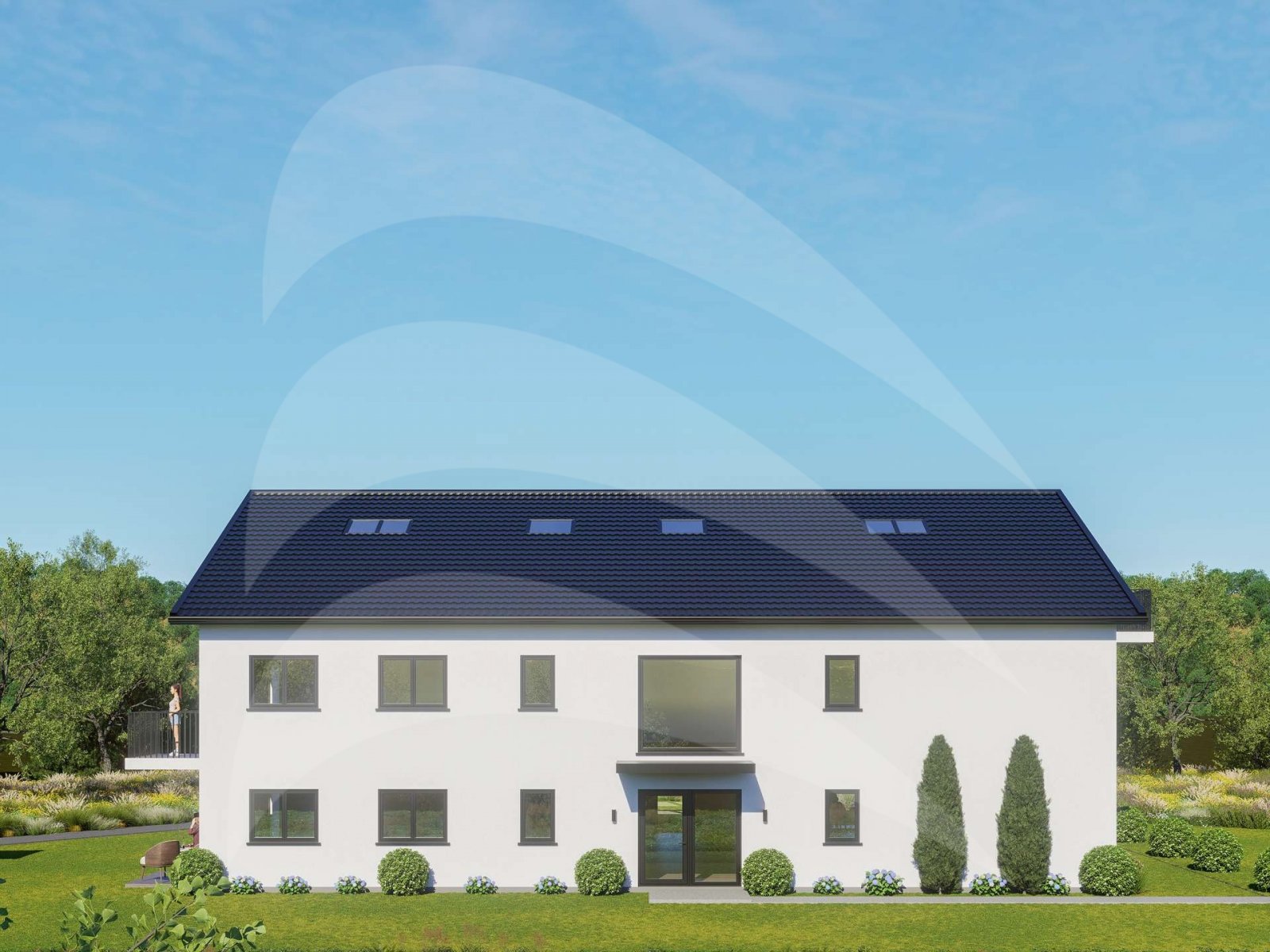 NEUBAU KFW40 mit QNG: Exklusive 3-Zimmer-Dachgeschoss-Wohnung in Donaustauf/Sulzbach