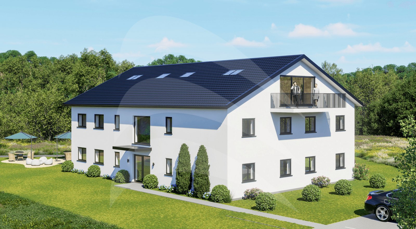 KFW40 mit QNG-Nachhaltigkeitssiegel: Hochwertige 2-Zimmer-Wohnung in Donaustauf/Sulzbach