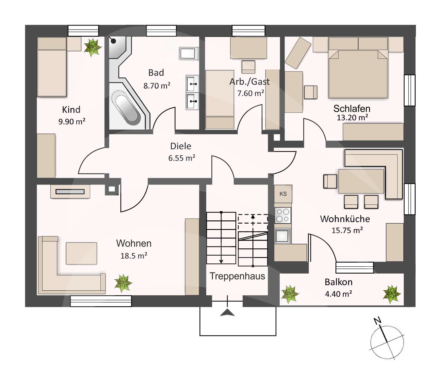 Grundriss Erdgeschoss