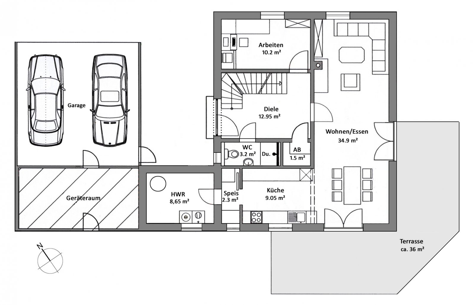 Grundriss Erdgeschoss