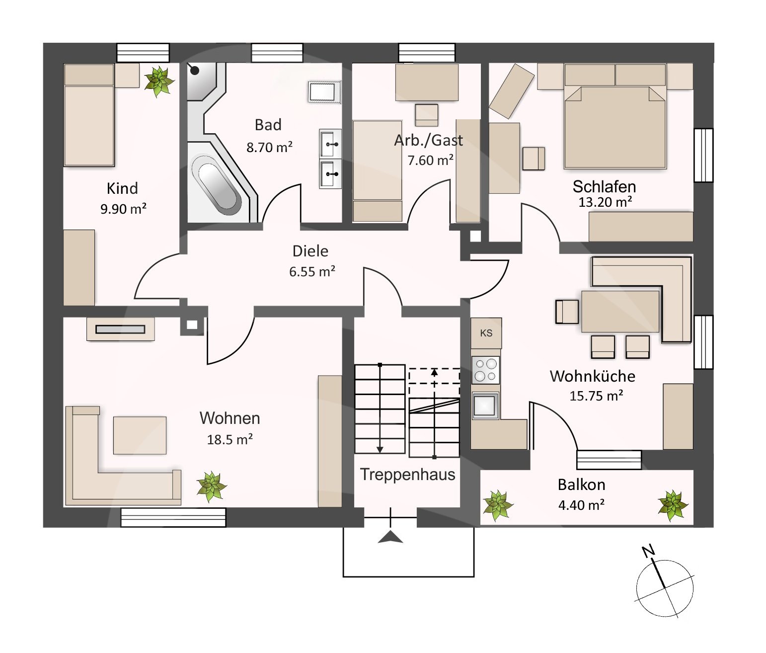 Grundriss Erdgeschoss