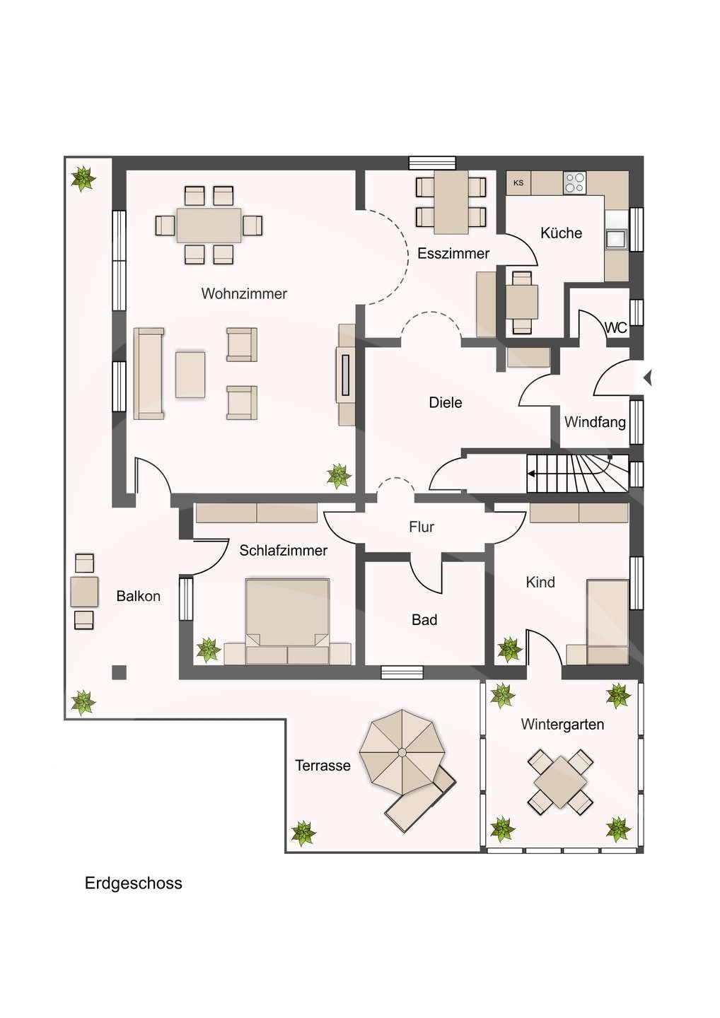 Grundriss EG Grundriss EG