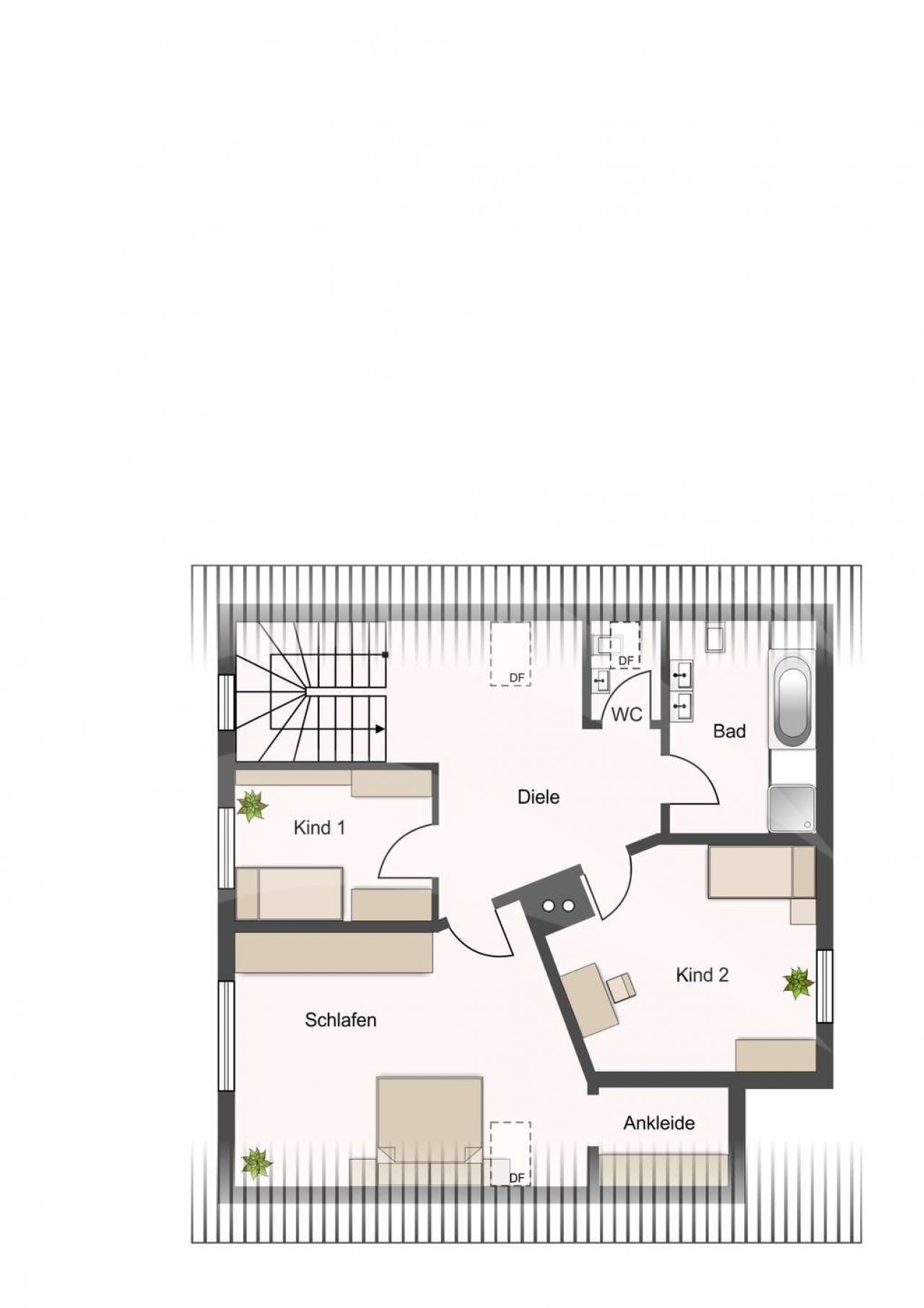 Grundriss Dachgeschoss Grundriss Dachgeschoss