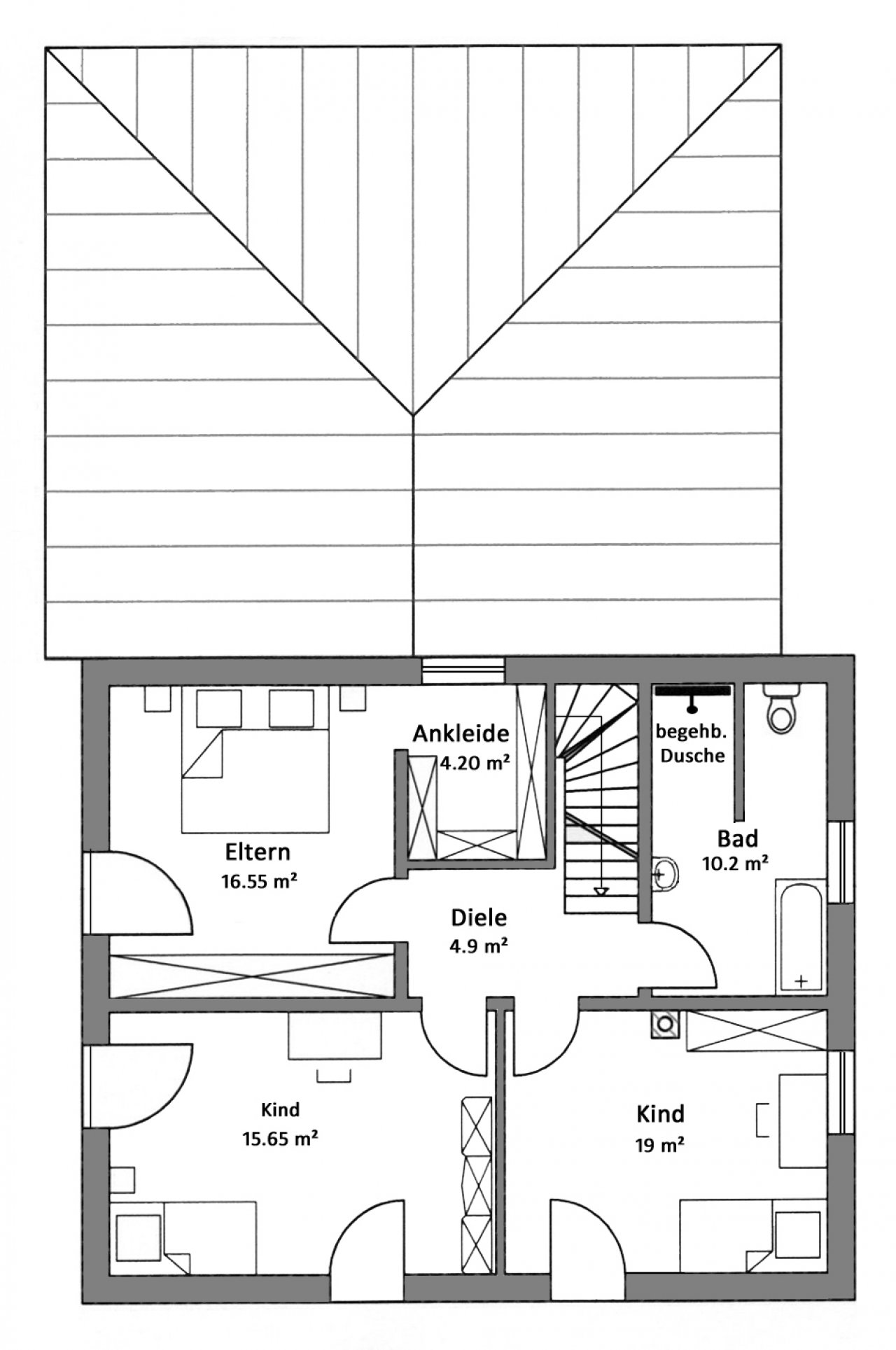 Grundriss Obergeschoss Grundriss Obergeschoss